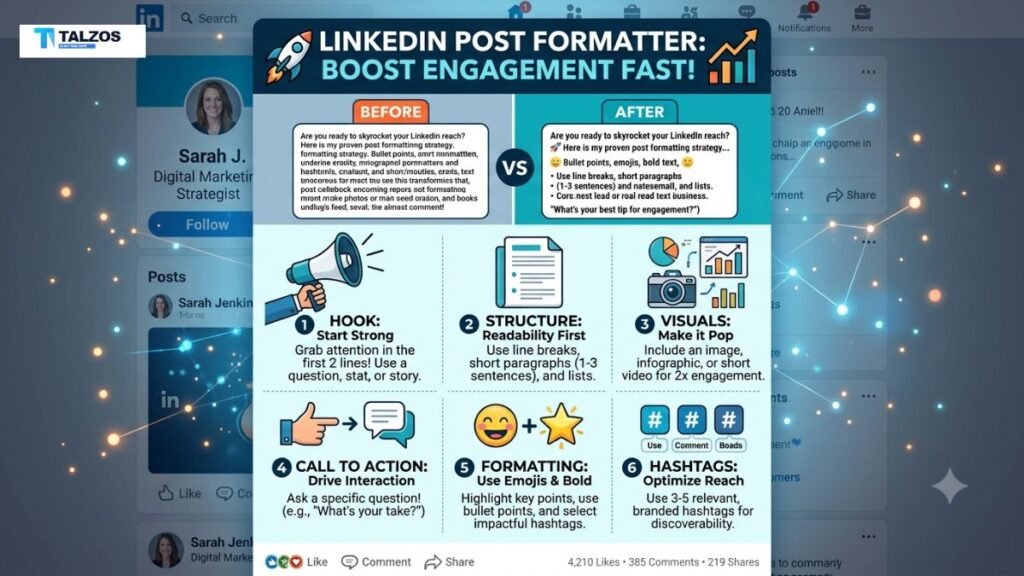 LinkedIn Post Formatter: Boost Engagement Fast